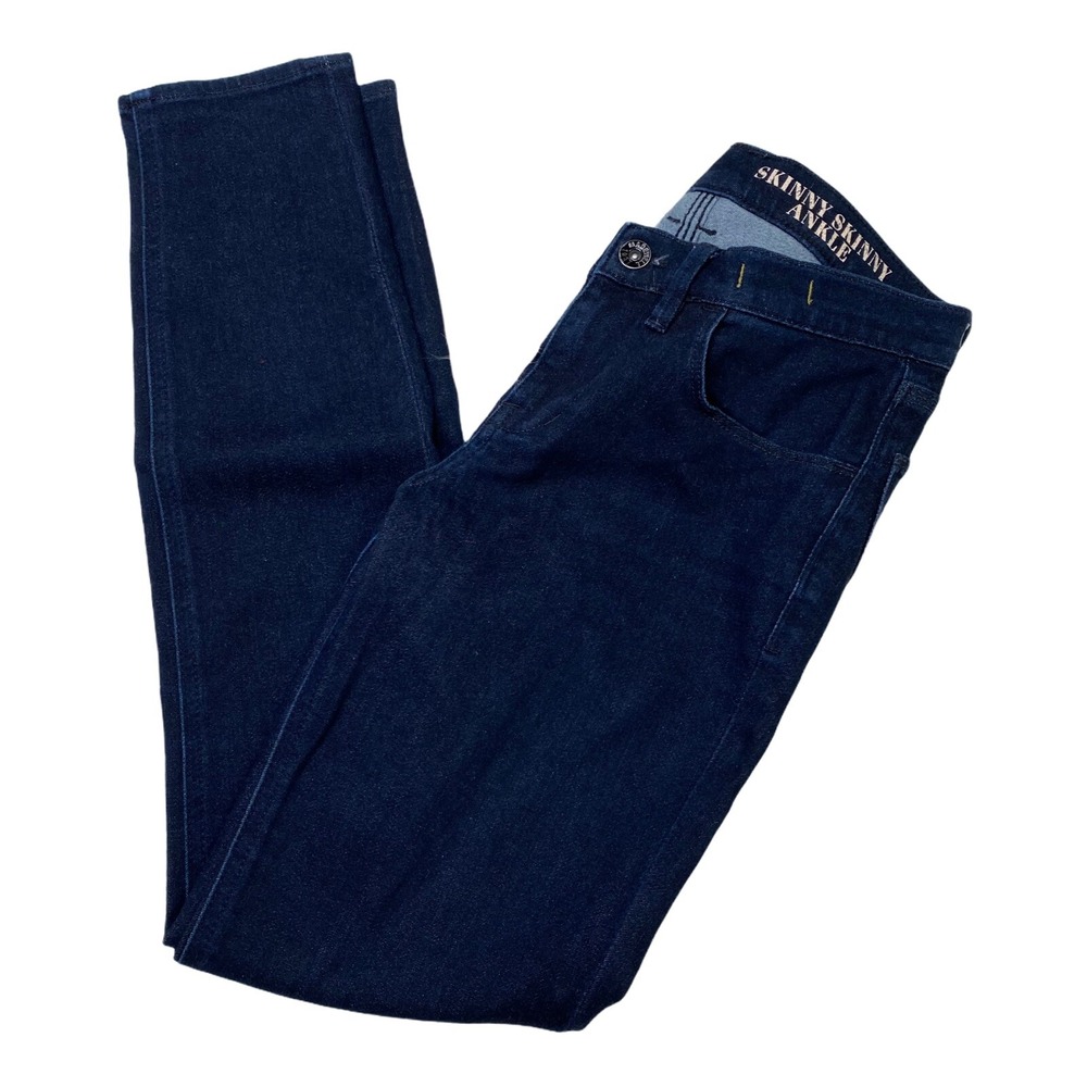 Madewell Womens Jeans 27 Skinny Ankle Dark Wash Stretch Slim Denim